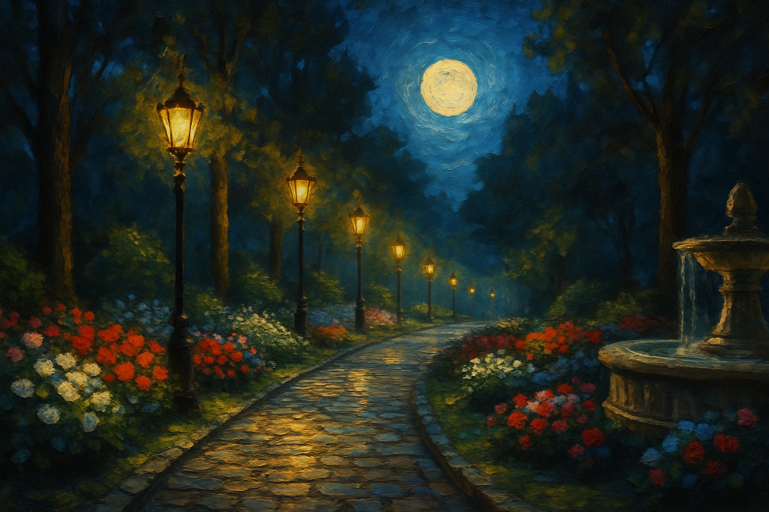 Moonlit Promenade