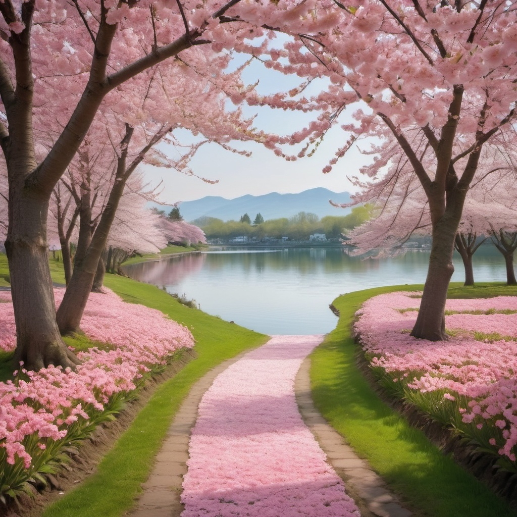 Pathway of Blossoms